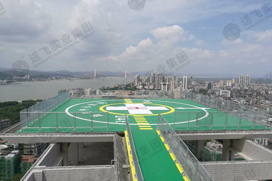 粵東地區首個“空中120”：汕頭中心醫院 屋頂停機坪
