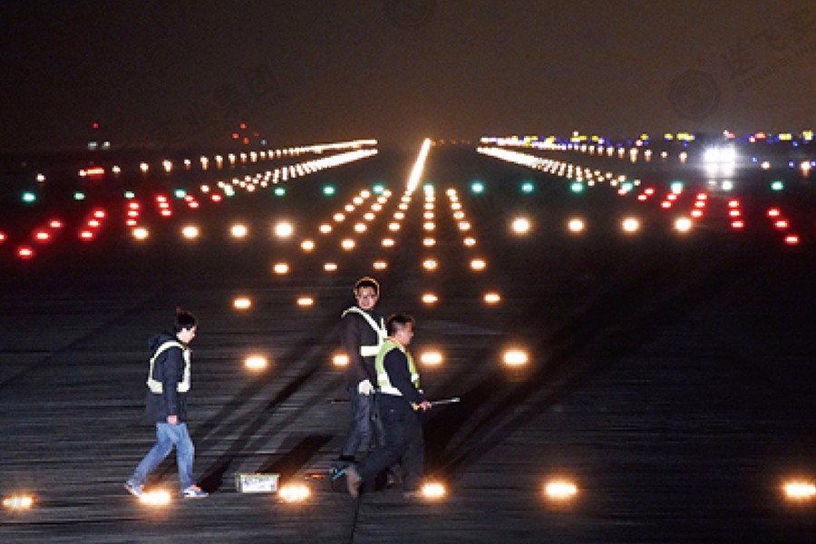 上海浦東國際機場的助航工程圖